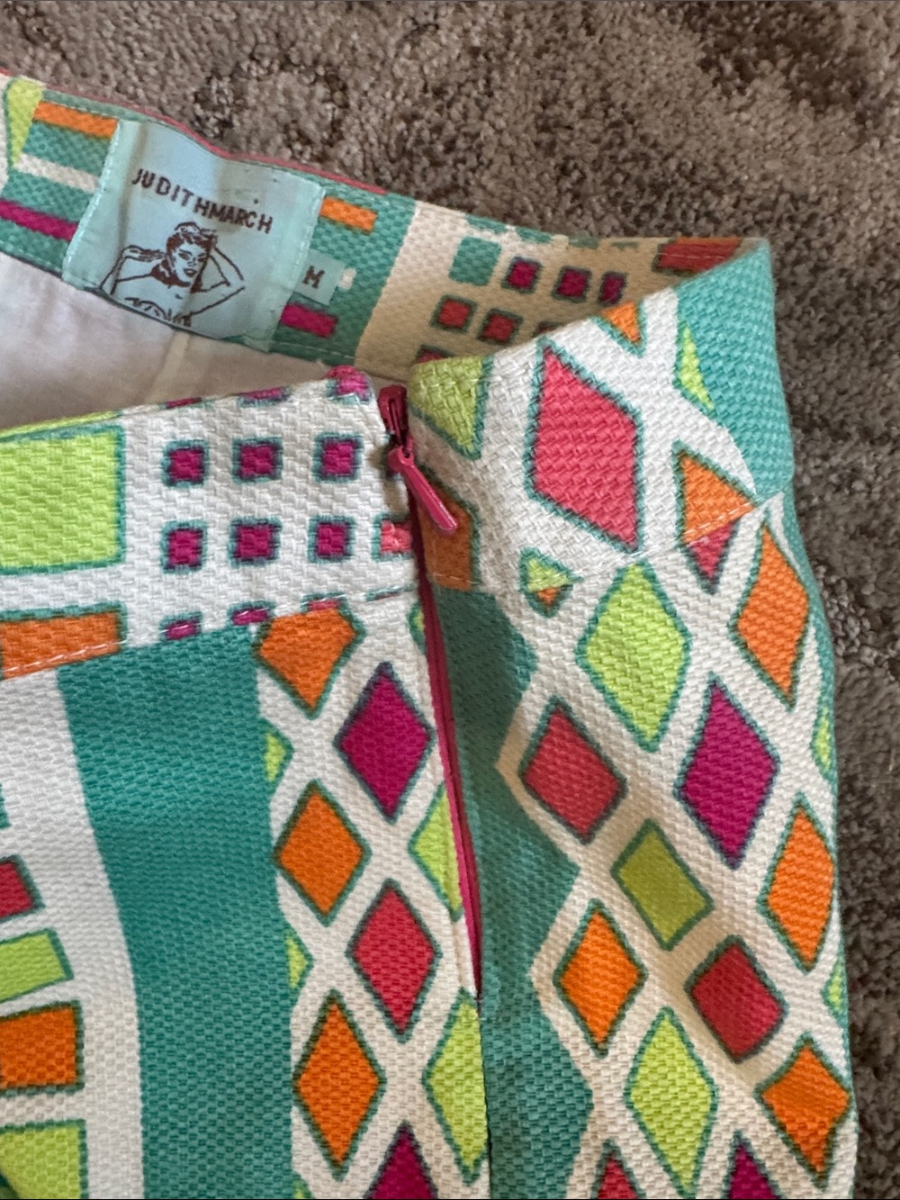 Vibrant Multi-Color Patterned Women’s Shorts - Picture 6 of 6